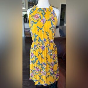 ASOS Yellow Dress with Floral Design